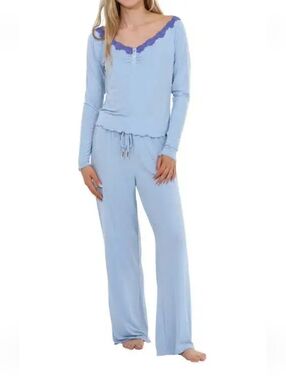 NWT Honeydew Wind down Long Sleeve Pajamas - M